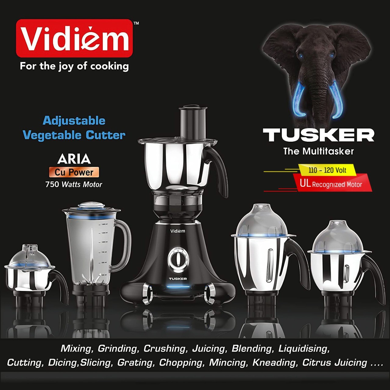 vidiem-tusker-indian-mixer-grinder-blender-food-processor-750w-110v-5-ss-jars-adjustable-vegetable-cutter-dicing-feature-almond-milk-juicer-spice-coffee-grinder-for-usa-canada2